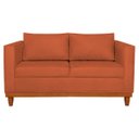 Ver imagem 4 de Sofá 2 Lugares 140cm Suede Esper Laranja Terracota