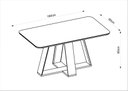 Ver imagem 4 de Mesa Kiara Freijó Off White com Kit 6 Cadeiras Ayla Freijó Linho Canela-DJ Móveis