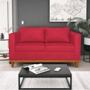 Ver imagem 1 de Sofá 2 Lugares 140cm Suede Esper Vermelho