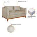 Ver imagem 6 de Sofá 2 Lugares 140cm Corano Esper 