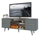 Ver imagem 2 de Rack para TV até 55 Polegadas Madesa Copenhagen Cinza Cor:Cinza