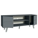 Ver imagem 5 de Rack para TV até 55 Polegadas Madesa Copenhagen Cinza Cor:Cinza