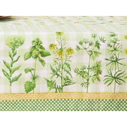 Toalha de Mesa Quadrada Lepper 4 Lugares Pop 1,40m x 1,40m Horta - 4