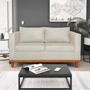 Sofá 2 Lugares 140cm Linho Esper