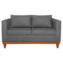 Ver imagem 4 de Sofá 2 Lugares 140cm Linho Esper Cinza Chumbo