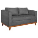 Ver imagem 2 de Sofá 2 Lugares 140cm Linho Esper Cinza Chumbo