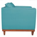 Ver imagem 5 de Sofá 2 Lugares 140cm Suede Esper Azul Turquesa
