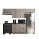 Ver imagem 2 de Composição Cozinha Modulada Olivia 4 Peças 7 Portas com Tampo Poliman Móveis