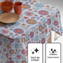 Ver imagem 3 de Toalha Mesa Plástica Térmica Mandala Br Por Metro