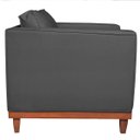 Ver imagem 5 de Poltrona Decorativa Linho Esper Cinza Chumbo
