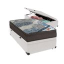 Ver imagem 1 de Ortobom Solteiro Molas Ensacadas D26 Base Box Baú Bege Branco