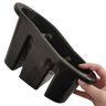 Escorredor Max Seca de Plástico com Divisórias para Talheres - Preto - 3