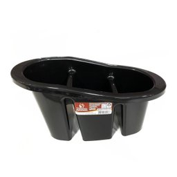 Escorredor Max Seca de Plástico com Divisórias para Talheres - Preto - 4