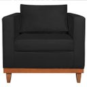 Ver imagem 4 de Poltrona Decorativa Suede Esper Preto