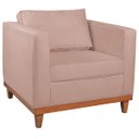 Ver imagem 2 de Poltrona Decorativa Suede Esper