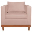 Ver imagem 4 de Poltrona Decorativa Suede Esper Rosa Rosê