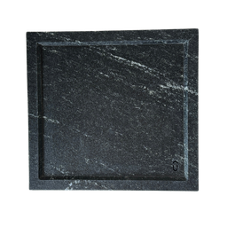 Bandeja Lavabo com Rebaixo Italiano Granito Preto Via Lactea Vintage 32x30cm - 1