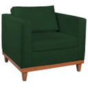 Ver imagem 2 de Poltrona Decorativa Suede Esper Verde