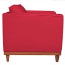 Ver imagem 5 de Poltrona Decorativa Suede Esper Vermelho
