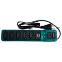 Ver imagem 1 de Filtro de Linha 5 Tomadas com 2 Usb Multicraft Plps5t2usb com Fusível de Proteção contra Sobrecarga: