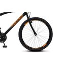 Ver imagem 4 de Bicicleta Colli Cazelle Cb500 Aro 26 Grip Shift Quadro 18, Preto/laranja