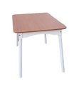 Ver imagem 3 de Jogo de Jantar Colonial Brisa Mesa 137x80 Cm + 06 Cadeiras Mel ( Tampo Mel ) Base Branca