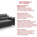 Ver imagem 5 de Sofá Ibiza Fixo 2 Lugares 1,57m Luxo Aveludado Chumbo Sala de Estar