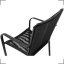 Ver imagem 3 de Kit 2 Cadeira Área Gourmet Alumínio Corda Sintética Cor:preto