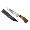 Ver imagem 1 de Faca Gaúcha Churrasco Aço Cirurgico Cabo Tricolor Urutu 9p