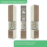 Quarto Modulado Completo Casal 5 Peças 10 Portas 12 Gavetas Seletto  - 6