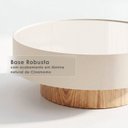 Ver imagem 6 de Mesa de Centro 60cm Off White com Vidro Off White