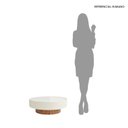 Ver imagem 4 de Mesa de Centro 60cm Off White com Vidro Off White Aurora