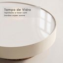 Ver imagem 5 de Mesa de Centro 60cm Off White com Vidro Off White Aurora