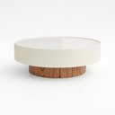 Ver imagem 2 de Mesa de Centro 60cm Off White com Vidro Off White Aurora
