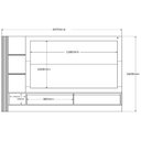 Ver imagem 2 de Painel para TV até 55 Polegadas Cairo Lukaliam Móveis