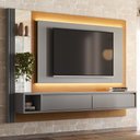 Ver imagem 1 de Painel para TV até 55 Polegadas Cairo Lukaliam Móveis