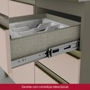 Ver imagem 3 de Cozinha Modulada Évelin 11 Portas 2 Gavetas Henn - Duna/Cristal