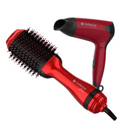 Kit Diva Cadence - Escova Alisadora e Secador - 220V - 1