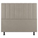Ver imagem 5 de Kit Cabeceira E Baú Cama Box Casal Cora 140Cm Suede Bege