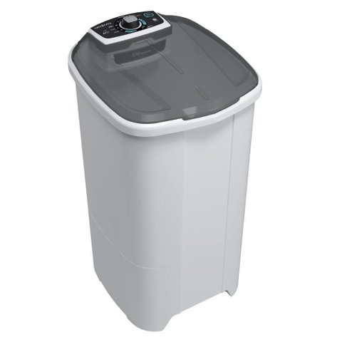 Tanquinho de Lavar Roupa 10kg Newmaq Semiautomática com 9 Programas de Lavagem Branco 127v