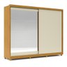 Guarda Roupa Casal 2 Portas de Correr Espelho Apolo 100% MDF - 12