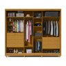 Guarda Roupa Casal 2 Portas de Correr Espelho Apolo 100% MDF - 3