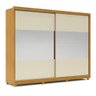 Guarda Roupa Casal 2 Portas de Correr Espelho Apolo 100% MDF - 4