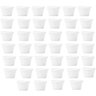 40 Ramekins de Melamina 50ml Branco 6cm para Restaurantes Empilháveis Porta Molhos - 1