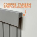 Ver imagem 6 de Painel Ripado Compacto 01 Unid. 90x25cm Larg. Talatto Painéis Cinza
