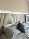 Ver imagem 3 de Painel Ripado Compacto 01 Unid. 90x25cm Larg. Talatto Painéis Cinza