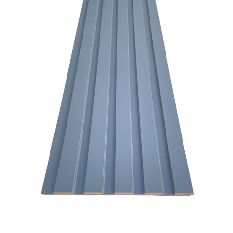 Painel Ripado Compacto 01 Unid. 90x25cm Larg. Talatto Painéis Cinza