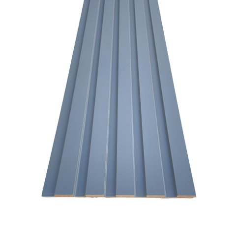 Painel Ripado Compacto 01 Unid. 90x25cm Larg. Talatto Painéis Cinza