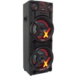 Caixa Som Amplificada Bluetooth 1900W Rms Woofer Mp3 Usb Led Tws Bivolt ACA 1900 New X Microfone Amv - 3