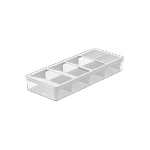 Organizador De Talheres Clear Branco Fechado OU